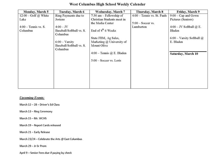 West Columbus High School
